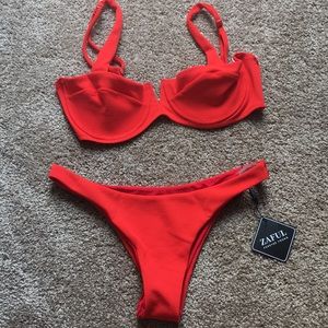 Adorable Red Zaful bikini